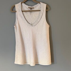 Flax Women's Powder Blue Tank Top Tunic Size M 100% Linen